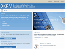 Tablet Screenshot of dkpm.de